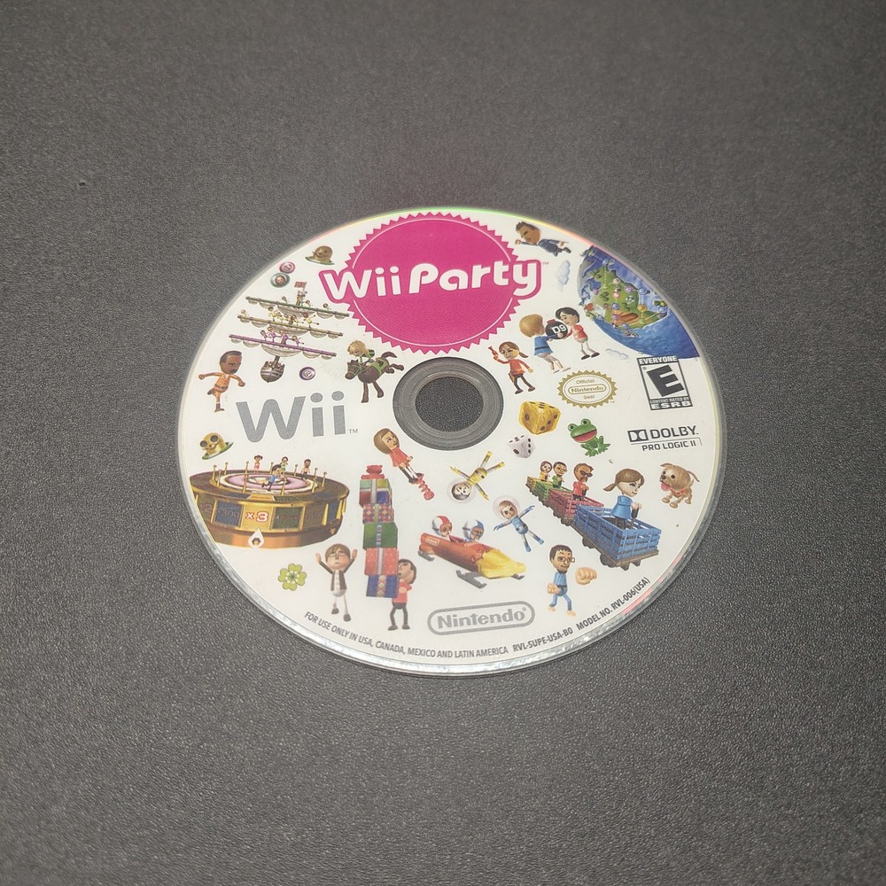 Wii Party (Nintendo Wii, 2010) *Disc Only* Tested & works